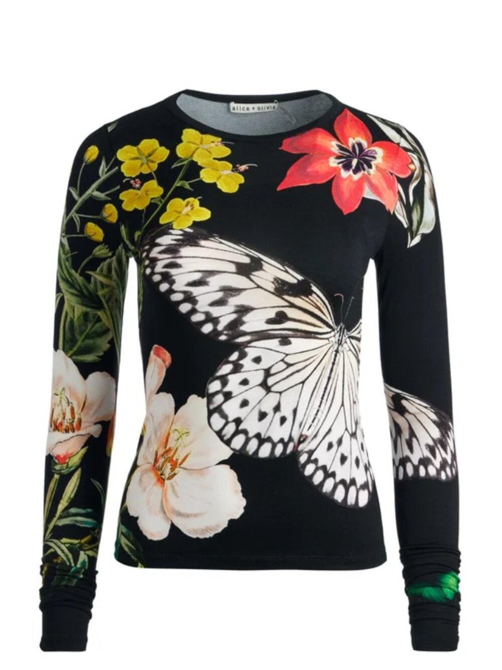 Alice + Olivia Delaina Long Sleeve Top Condition: New Without Tags (NWOT) - Picture 2 of 6